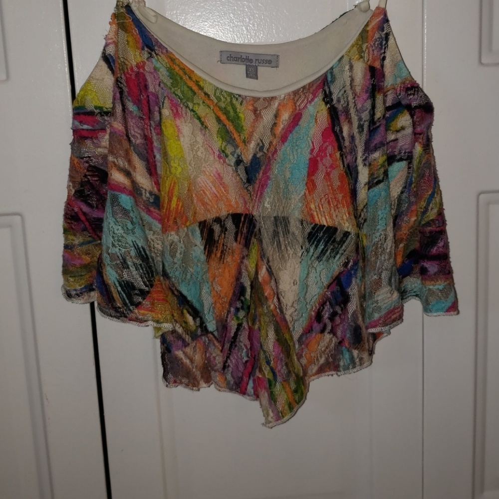 Colorful crop top